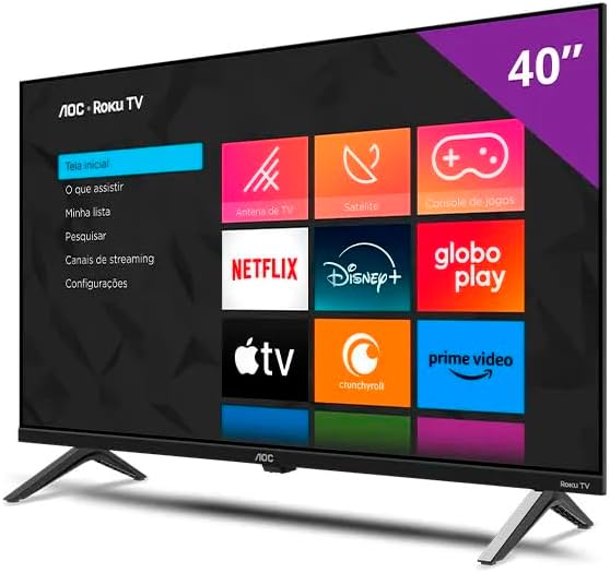 Smart TV 40 Polegadas AOC Roku TV DLED Full HD 40S5045/78G - Bivolt