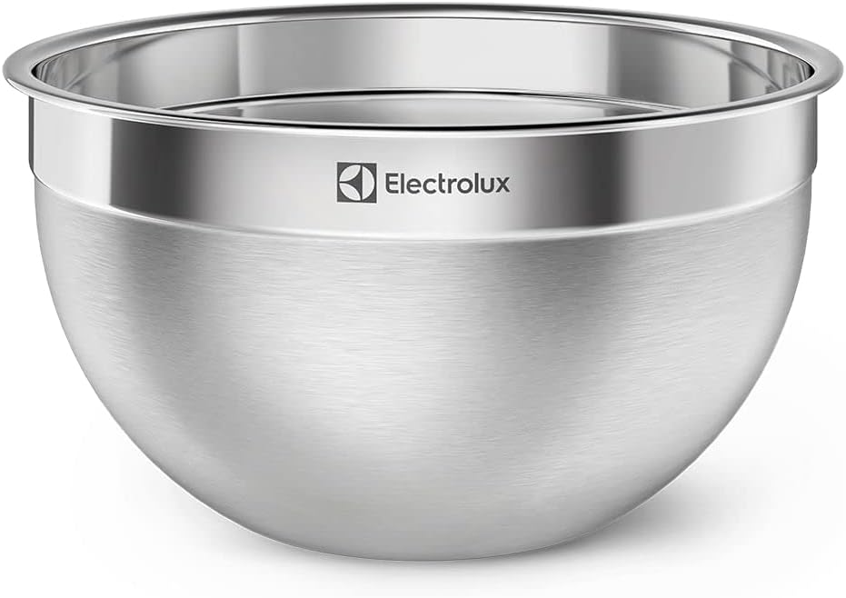 Electrolux Kit Bowls Tigelas de Inox com Tampa Plástica, 3 Unidades