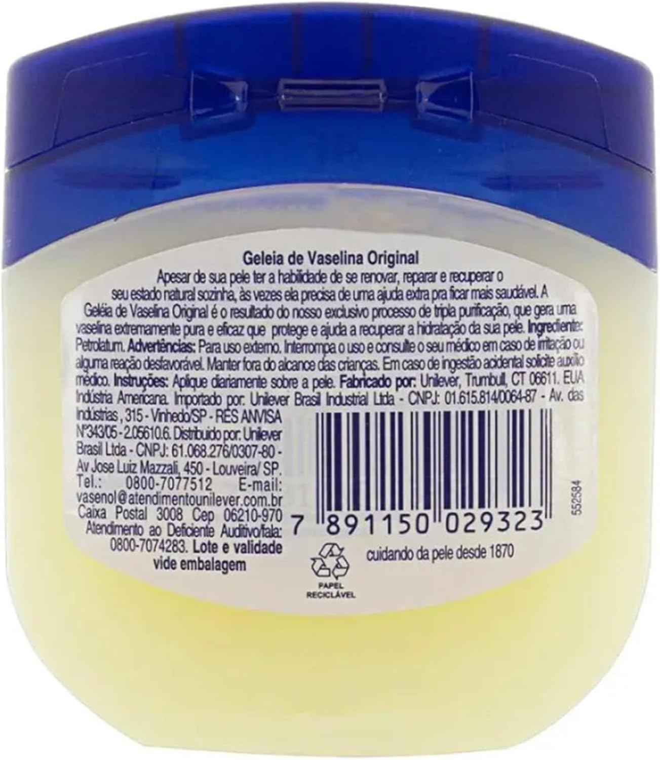 Vasenol Geleia De Vaselina