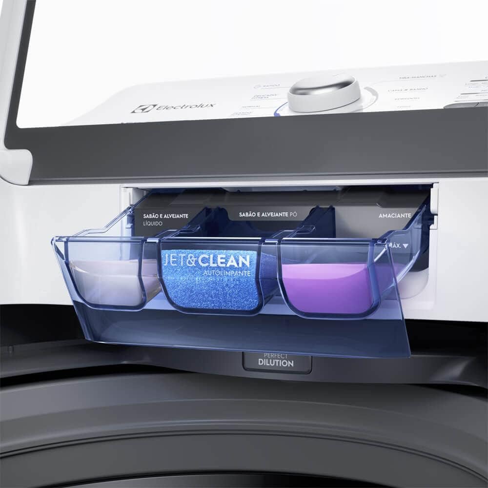 Lavadora de Roupas Electrolux com Dispenser Autolimpante Jet&Clean