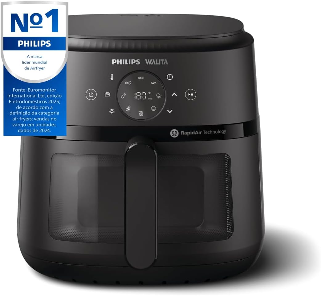 Fritadeira Airfryer com Tecnologia RapidAir e 13 Modos de Preparo