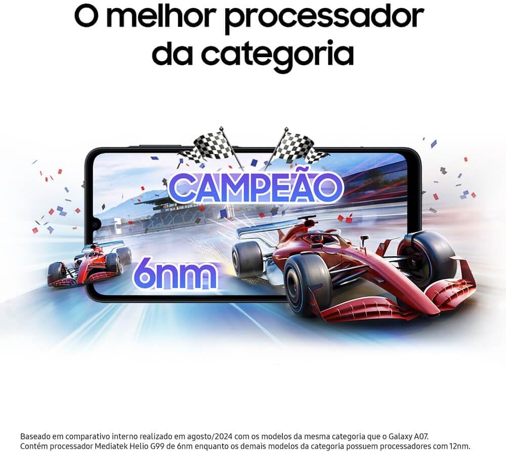 Smartphone Samsung Galaxy 256GB 8GB RAM Câmera Dupla 50MP