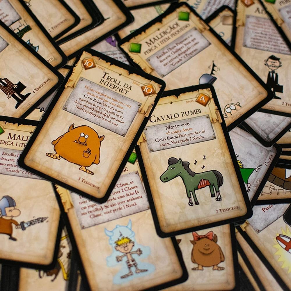 Asmodee Munchkin Jogo de Cartas, 3 a 6 jogadores, Idade +10 | Para Amigos, Partidas de até 90 minutos