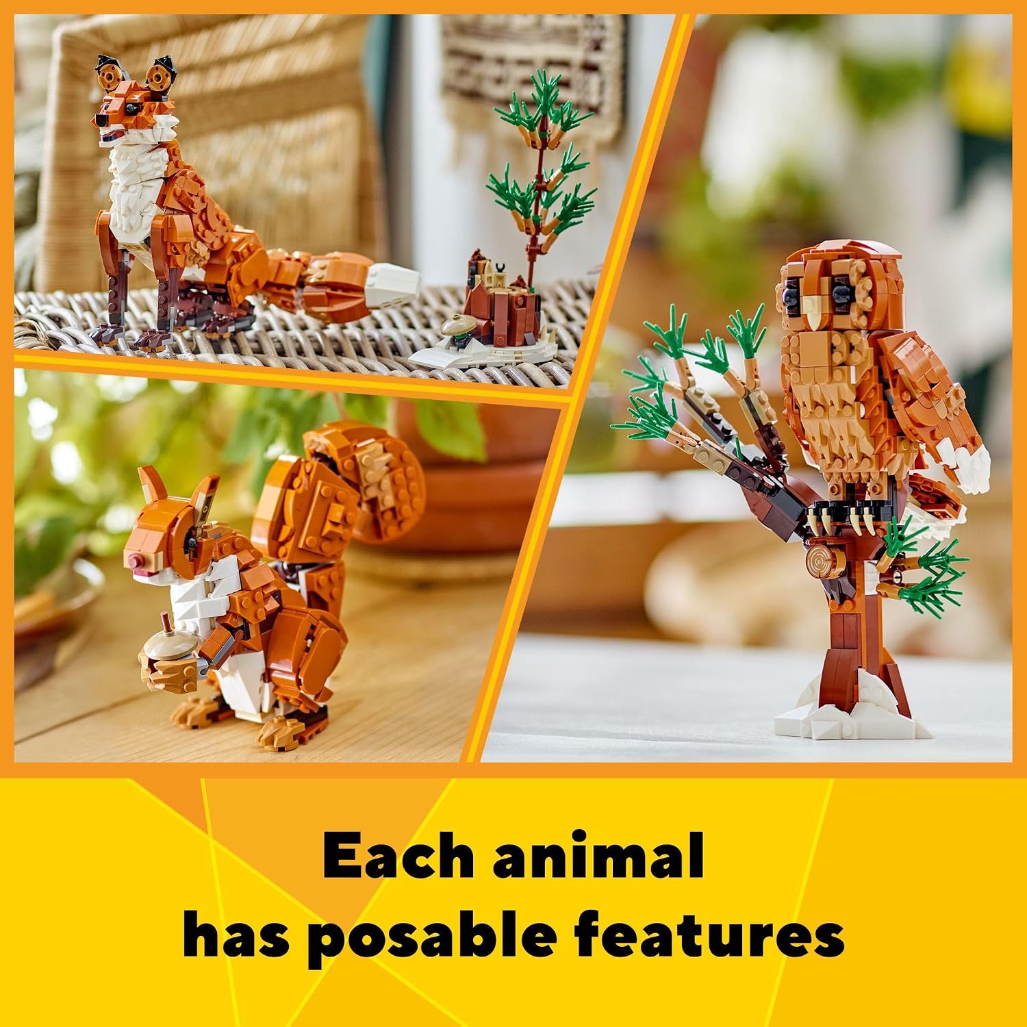 LEGO Set LEGO Creator 31154 Animais da Floresta: Raposa Vermelha 667 peças