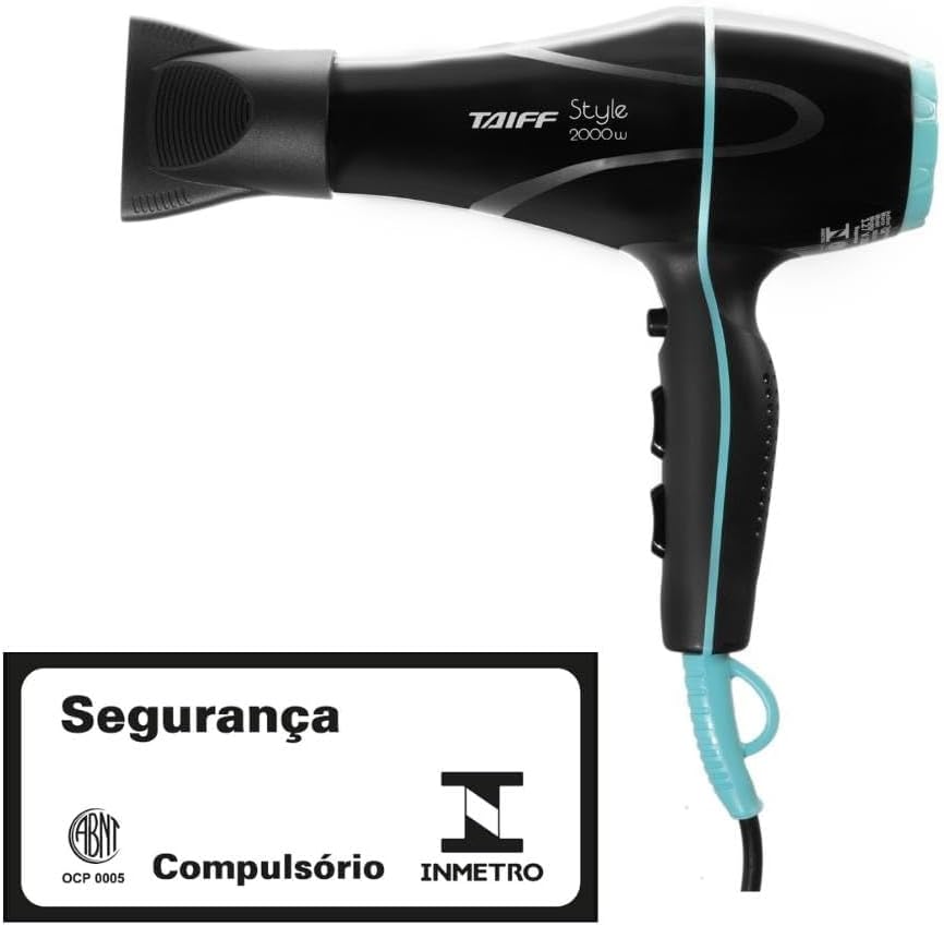Secador de Cabelo Profissional Taiff 2000W Motor AC