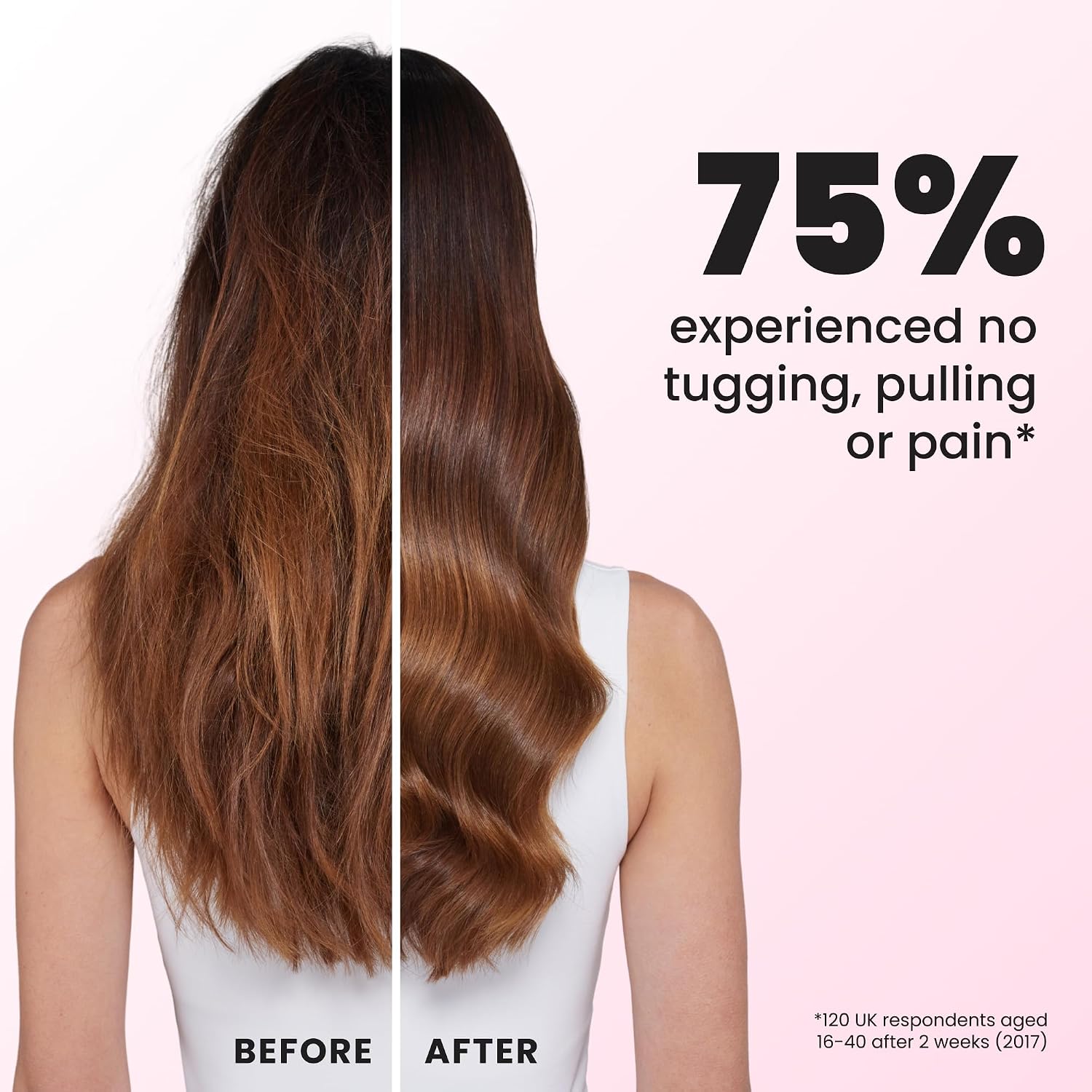 Tangle Teezer - Escova de cabelo desembaraçadora The Wet Detangler Millenial Pink para todos os tipos de cabelo, molhados. Cor: Rosa claro
