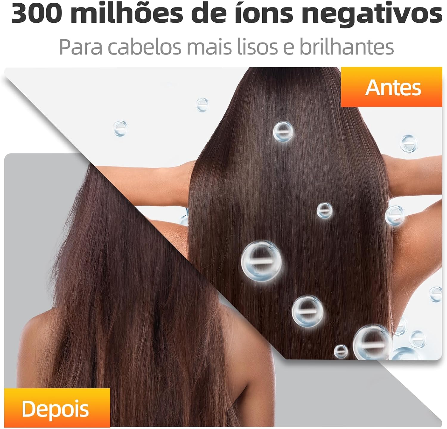 GOKOCO Secador De Cabelo Profissional 110v 127v, 120000 RPM High Speed Hair Dryer 1600W com Display Digital LED e Bocal de ar Magnético, Rosa