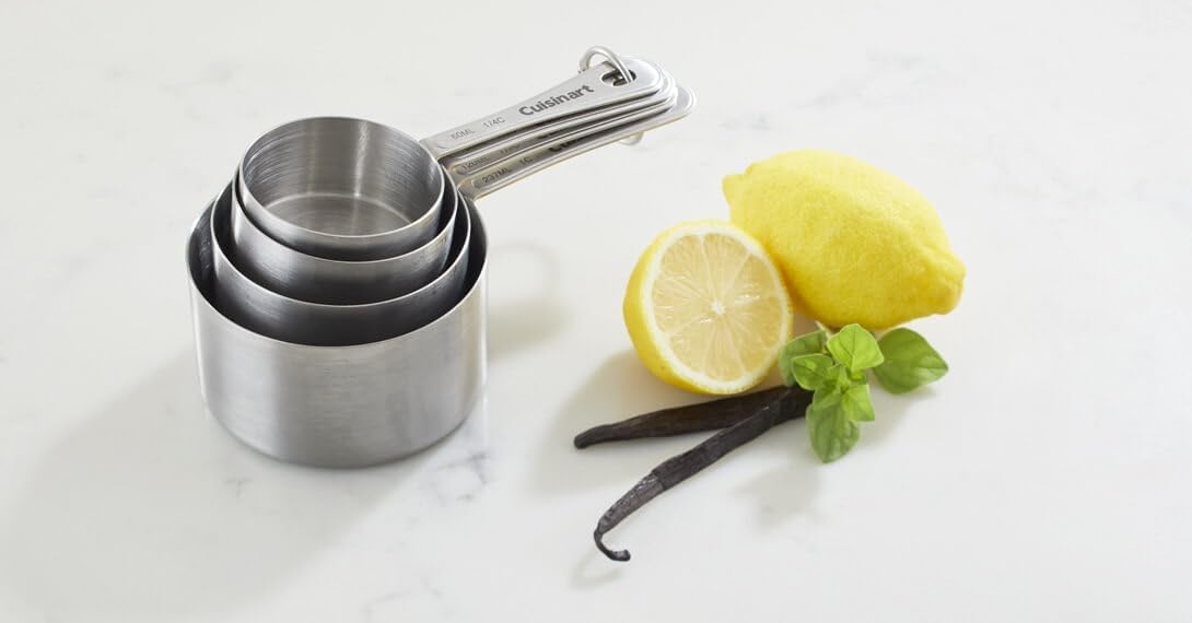 Conjunto Copo Medidor Cuisinart Aço Inox 4 Peças CTG-00-SMC