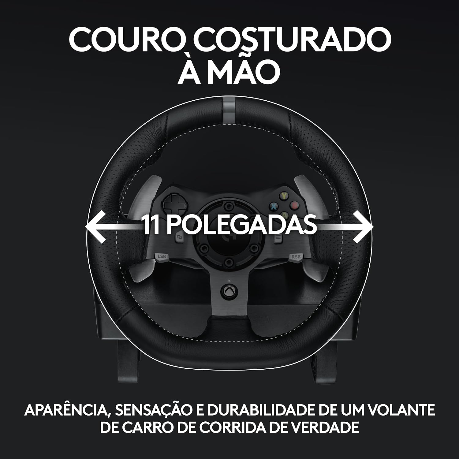Volante Logitech G920 Driving Force para Xbox e PC