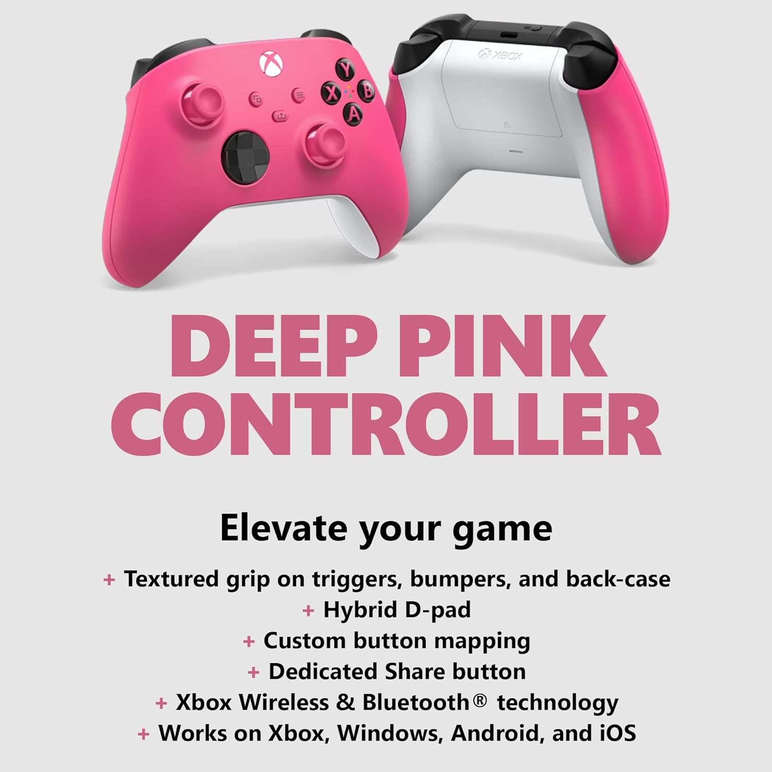Controle com Conector para Fone, Vibração Rumble e Joysticks Analógicos