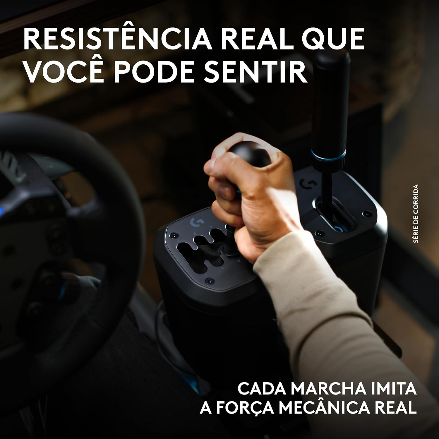 Câmbio Logitech G RS H-SHIFTER - Compatível com a base do volante de corrida RS50 e PRO, para PlayStation PS5, PS4, Xbox-Series X|S, Xbox One e PC