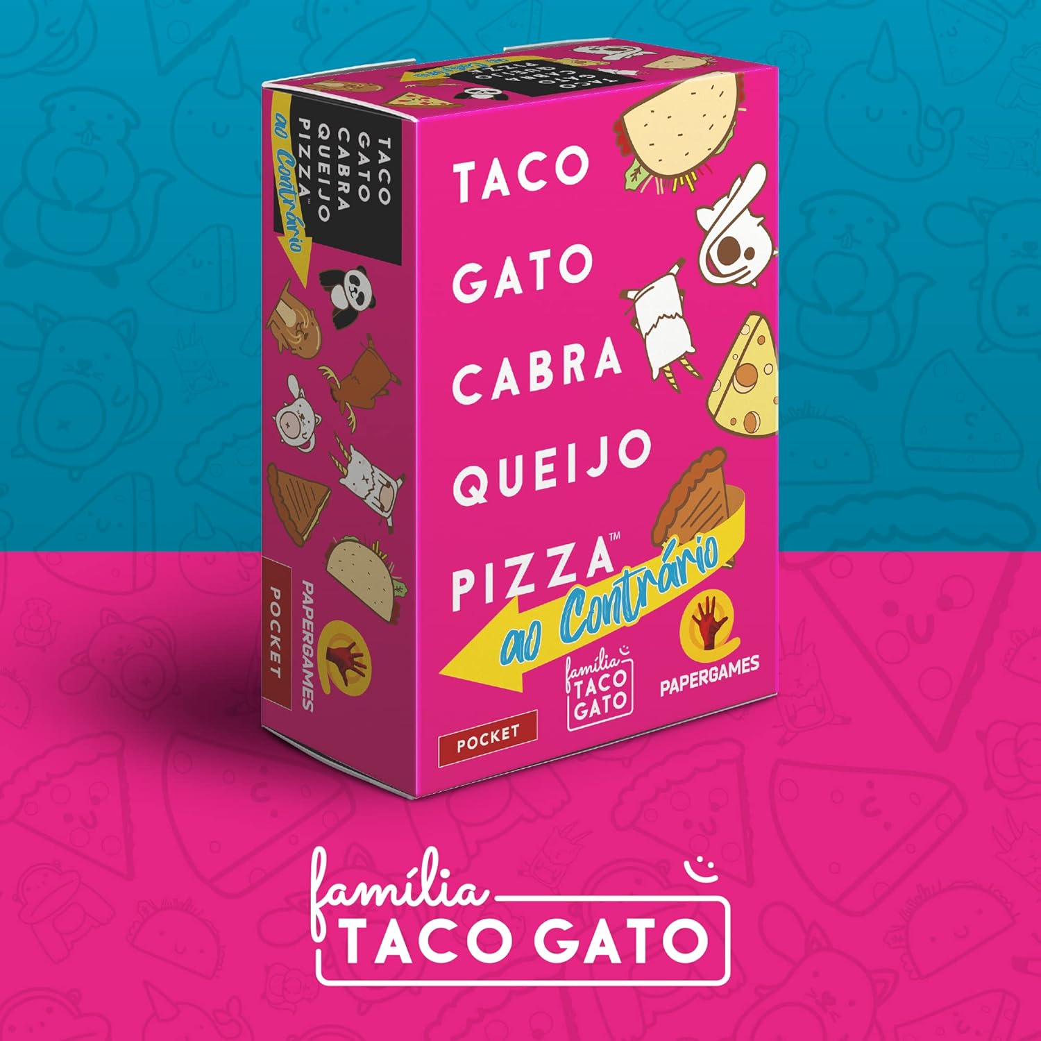 Taco Gato Cabra Queijo Pizza: ao Contrário (Família Taco Gato) (PaperGames)