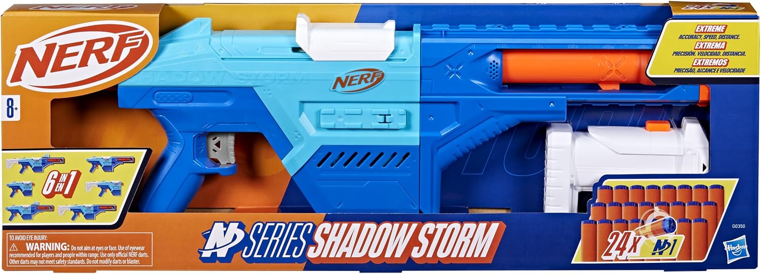 Lançador Nerf N Series com Apoiador Removível