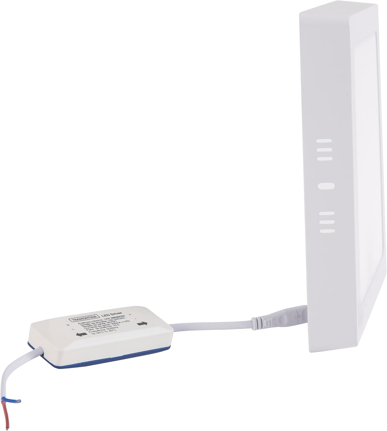 Tramontina Plafon Smart​ LED Quadrado de Sobrepor 18W Inteligente Wi-Fi + Bluetooth​ e função de geolocalização - Compatível com Alexa e Google Assistente