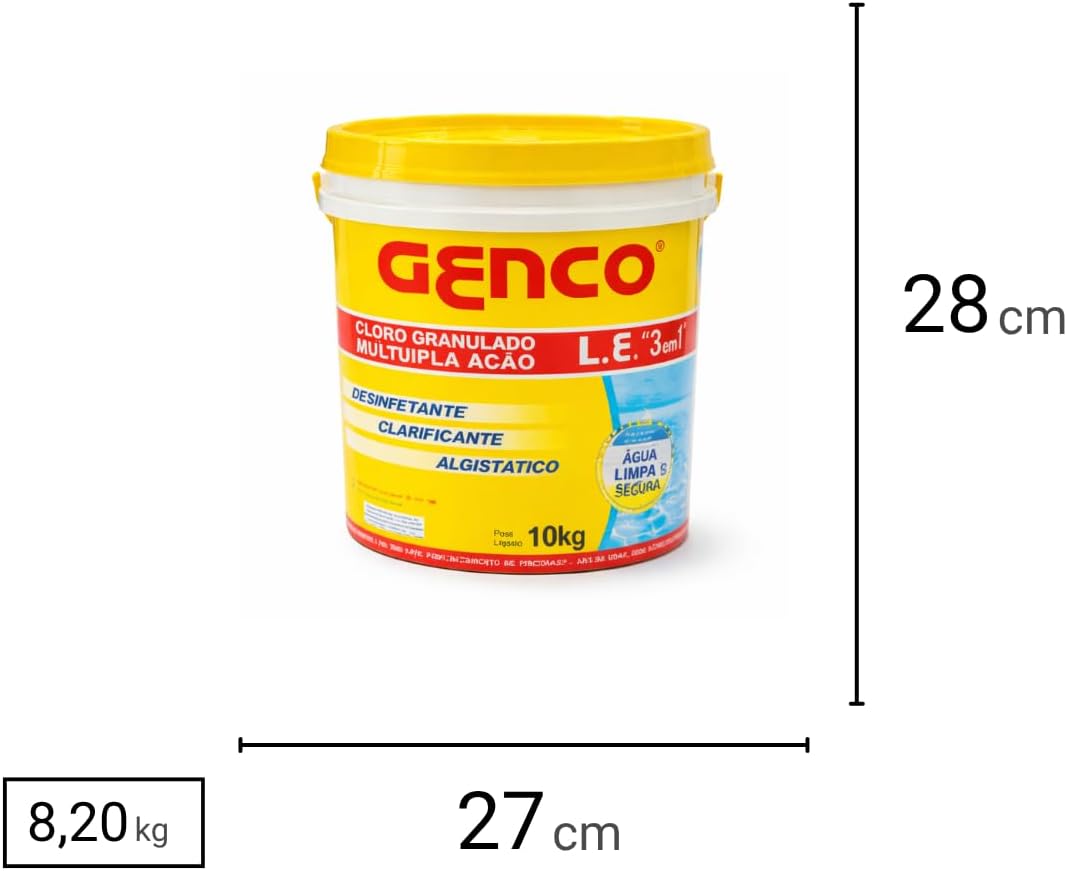 Cloro Genco L.E Mult 3x1-10kg