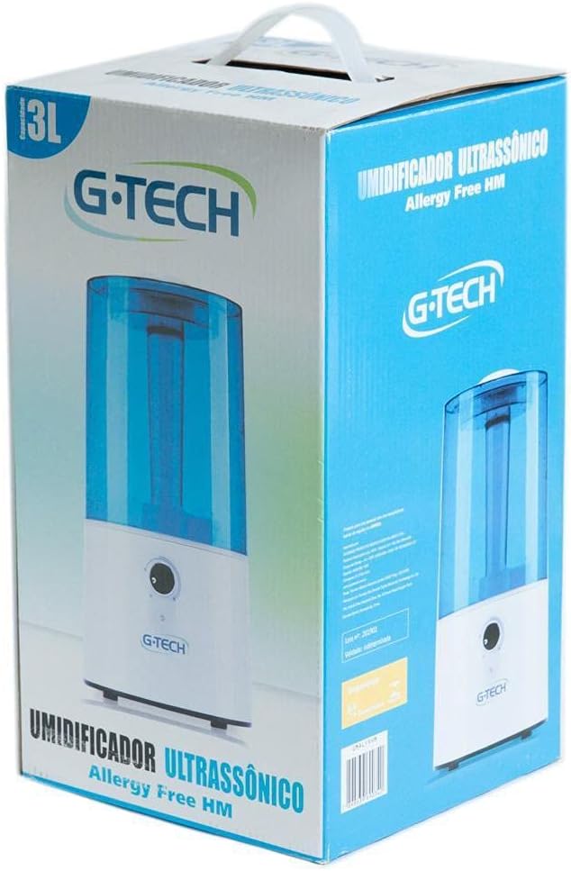 G-Tech Umidificador Ultrassônico Modelo Allergy Free Hm 3L