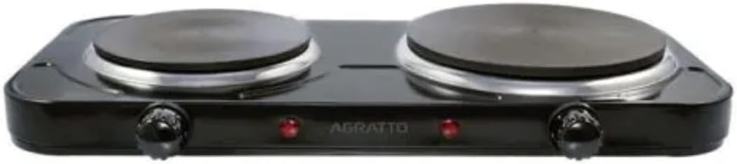 Fogareiro Elétrico em Aço Carbono Preto