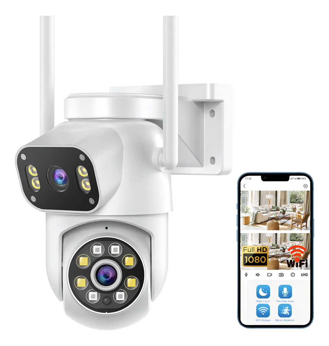 Câmera de vigilância externa MVPsmart - Bivolt 110V/220V