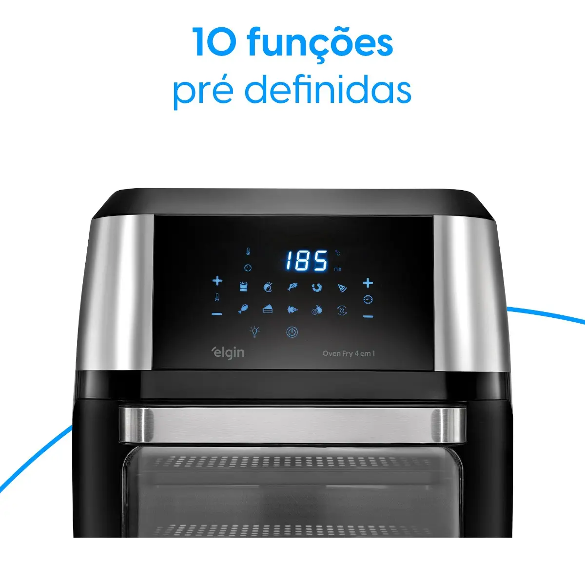 Fritadeira Forno Oven Fry 4 Em 1 Elgin 12l - Bivolt 110V/220V