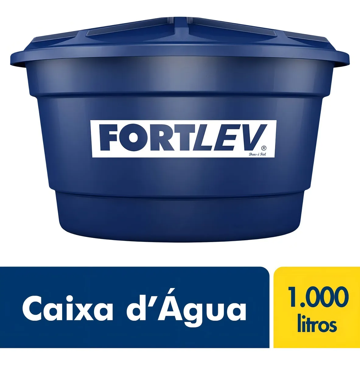 Caixa D água Fortlev 1000l Azul Vertical