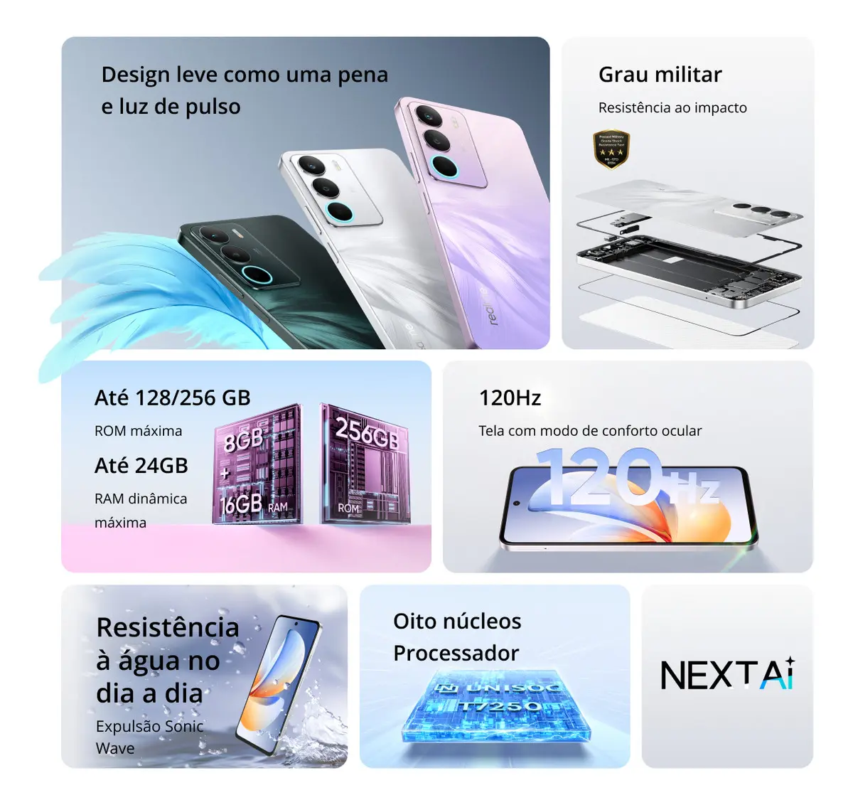 Celular Smartphone Realme C73 256gb 8gb Ram Dual Sim 120hz 6000mAh Verde