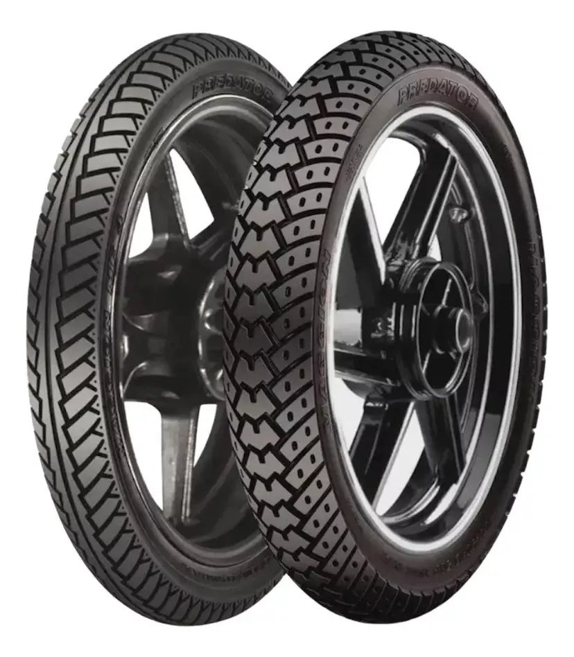 Par Pneu D/t Maggion S/c Titan Fan 150 160 2,75-18+90/90-18
