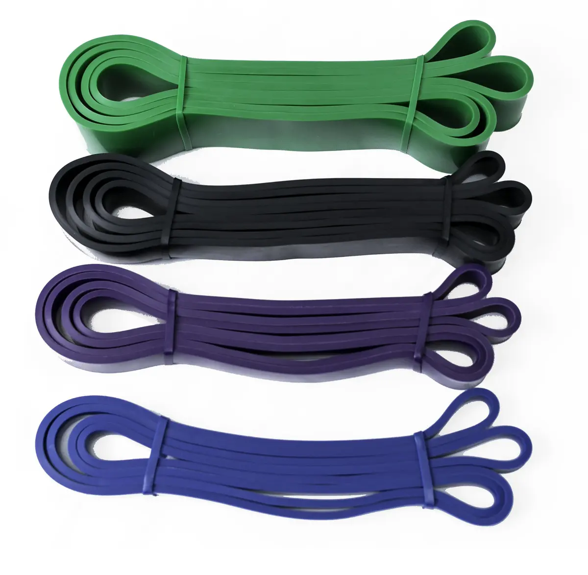 Kit Super Band 4 Intensidades Odin Fit Elasticos Power Band Treino