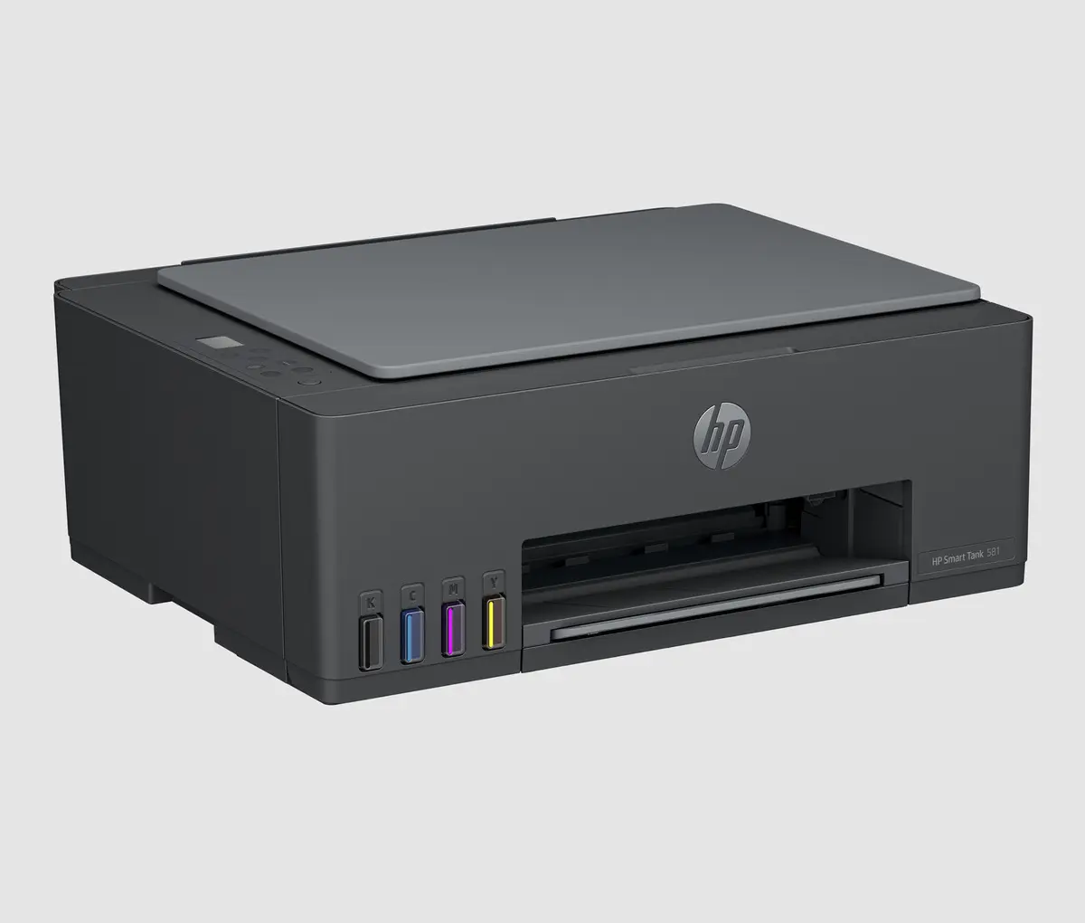 Impressora multifuncional HP Smart Tank 581 Colorida 1 USB 2.0 de alta velocidade (dispositivo); 1 porta Wi-Fi 802.11b/g/n; 1 Wi-Fi Direct - 100 a 240 VCA