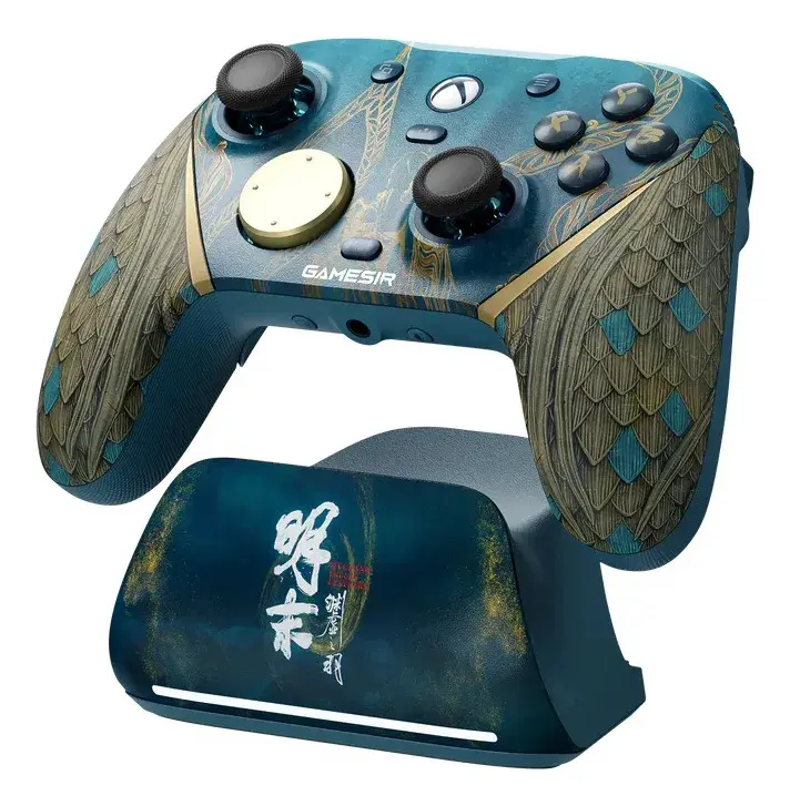 Controle Gamesir G7 Pro Wuchang:fallen Feathers Xbox /pc Misto Azul/ Verde