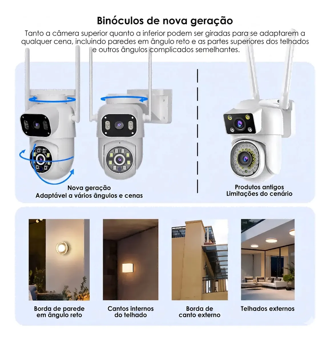 Câmera de vigilância externa MVPsmart - Bivolt 110V/220V