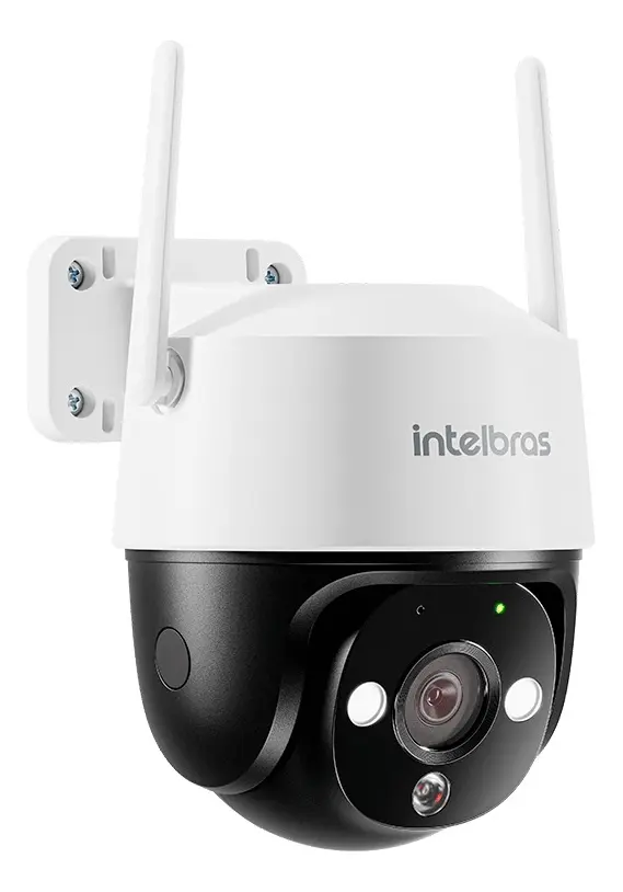Câmera Inteligente Im7 + 3mp De Resolução Branca Intelbras - Bivolt 110V/220V