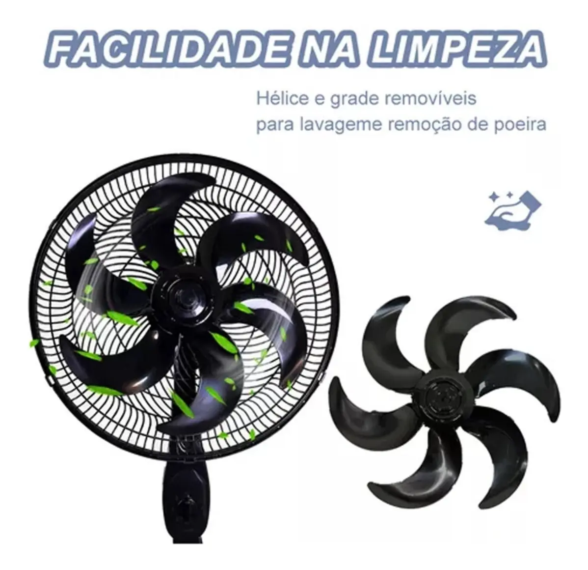 Ventilador De Pé Chão 18 Pol Turbo 3 Vel 110 Ou 220v