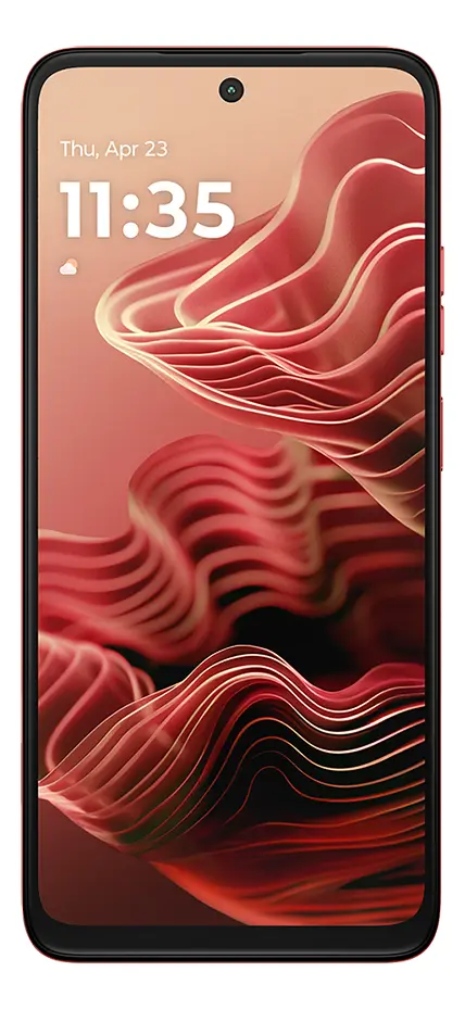 Smartphone Motorola Moto G35 5g - 256gb 12gb (4gb Ram+8gb Ram Boost) E Camera 50mp Com Ai Nfc Tela 6.7 Com Superbrilho - Coral - Vegan Leather